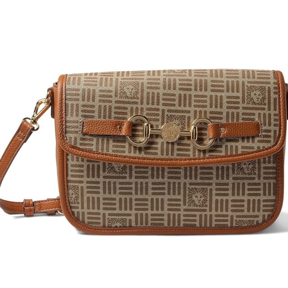 ANNE KLEIN.Add a‎ dash of elegance to your basic style w/Horse Bit Flap C…